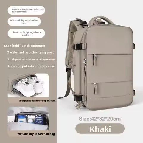 TRAVELMAX - Maleta de viaje para mujer y hombre