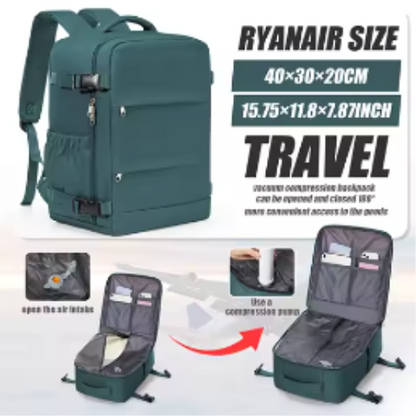 TRAVELMAX - Maleta de viaje para mujer y hombre